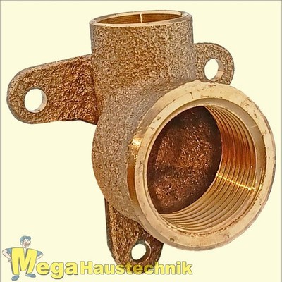 Deckenwinkel 3-Flügel-Flansch Zylindrisches Innengewinde Fitting 4471G Rotguss