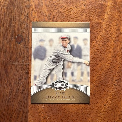Dizzy Dean 2010 Topps Triple Threads #117 Gold /99 - St. Louis Cardinals