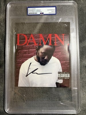 新品未開封 Kendrick Lamar DAMN. サイン入りCD Kendrick Lamar Signed DAMN. CD Cover PSA/DNA Certified Authentic