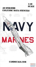 Cam48ond 148 Cam Decals F-4 Phantom Us Navymarines Data Sheet