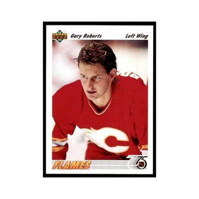 1991 Upper Deck Gary Roberts Hockey Cards #190
