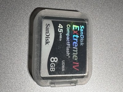 Scandisk Extreme 8gb Compact Flash card