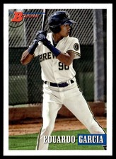 2021 Bowman Heritage Eduardo Garcia Milwaukee Brewers #127