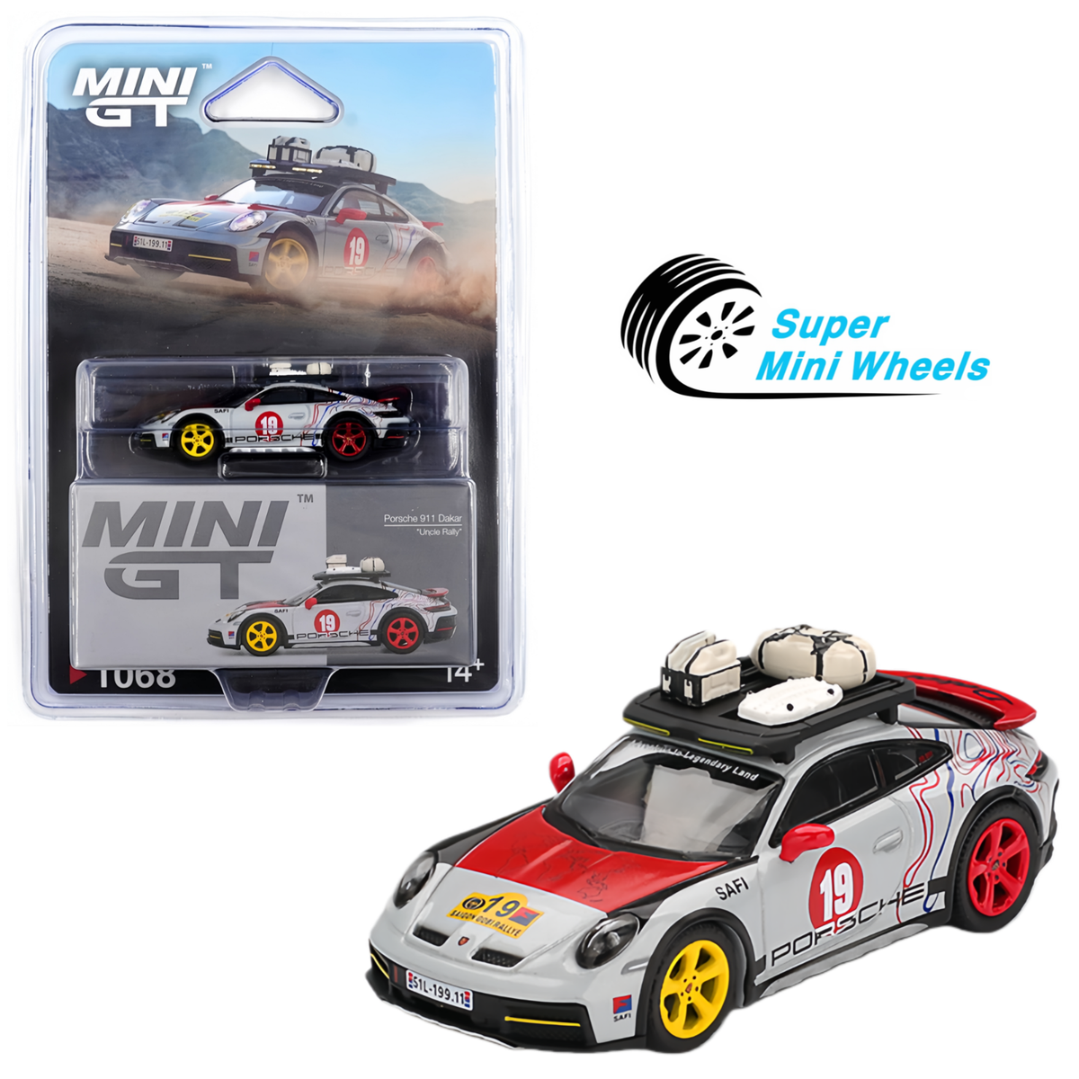 Mini GT 1:64 Porsche 911 Dakar 