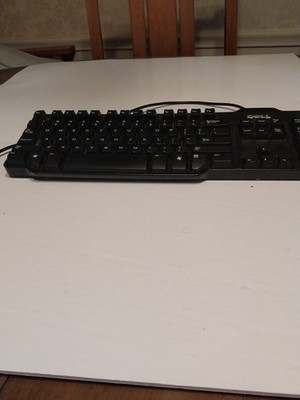 Genuine Dell L100 USB Wired Computer  Keyboard Mechanical Black