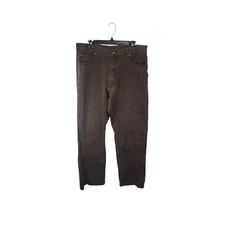 Reunion Bootcut Jeans Mens 36x32 Brown Denim Casual Classic