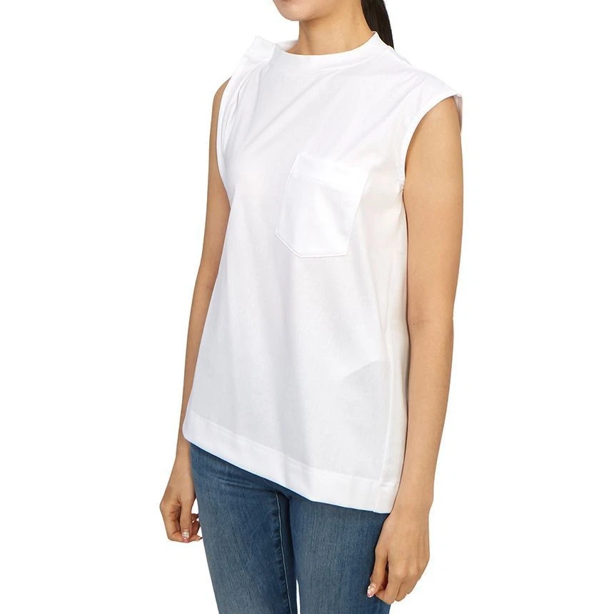 Sacai Top senza maniche da donna 96307510