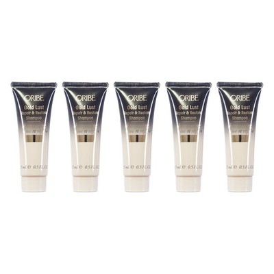 Oribe Gold Lust Repair & Restore Shampoo 0.5oz/15ml TRAVEL X 5