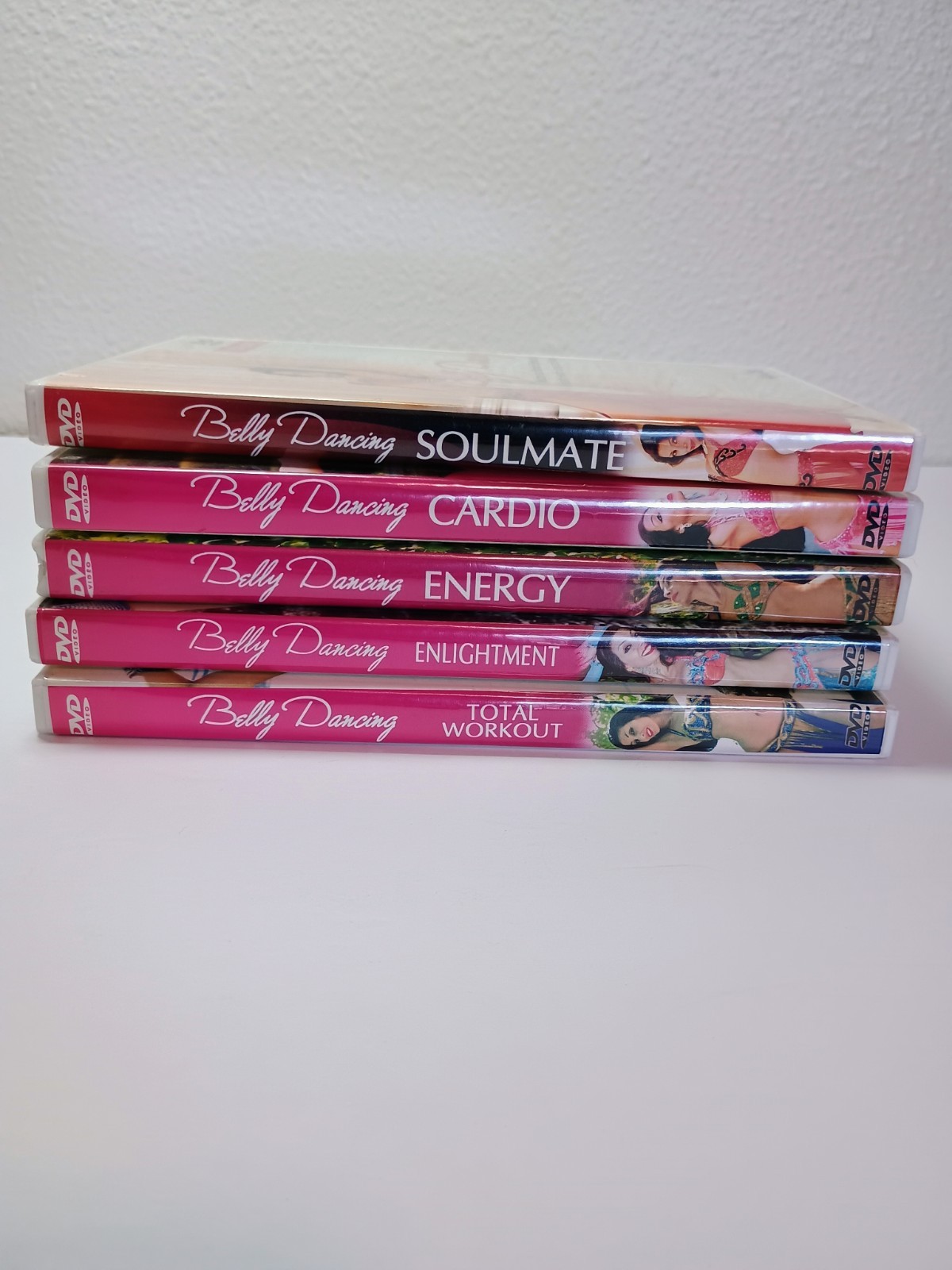 5 Belly Dancing DVD Lot Amira Mor Energy Cardio Enlightment Soulmate Workout 