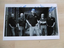 Cock Sparrer Band signed 8x12 inch photo autographs
