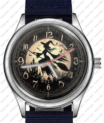 Halloween Night einzigartige Unisex schöne Armbanduhr UK SCHNELL