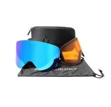 Bluesky Adult Snow Goggles w/  Magnetic Quick Change Lens System, 2 LENS