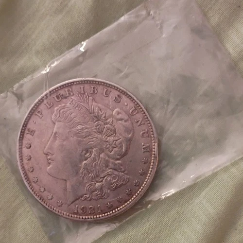 1921 Morgan Silver Dollar $1 Coin - 0.9 Fine Silver - Uncertified