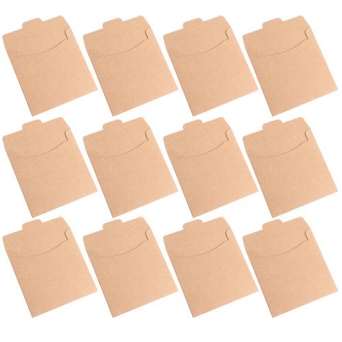 30 stücke Verpackungsumschläge CD DVD Kraftpapierhülsen Scheibe Papiertüte - Afbeelding 10 van 12