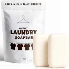 Kelebs Natural Laundry Soap Bar for Sensitive Skin with Organic Coconut -