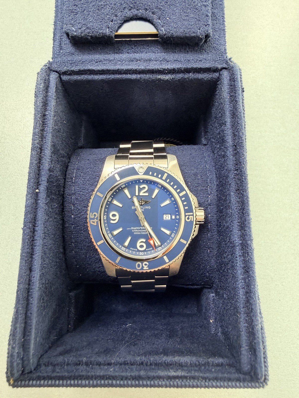 Breitling Superocean Automatic 44 Watch Blue