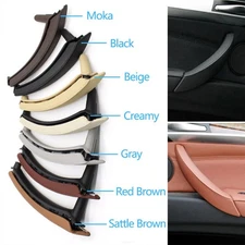 For BMW X5 X6 E70 E71 E72 2007-2013 Interior Door Pull Handle with Leather Cover