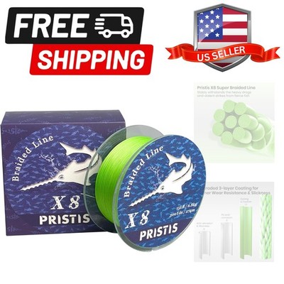 X8 Braided Fishing Line, 8-Strand Super Strong Braid Line for Professional, P...