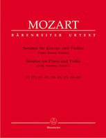 Wolfgang Amadeus Mozart | Sonatas For Violin And Piano | For Piano And Violin