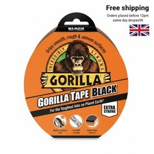 Gorilla Tape Black 48mm x 32m, One Size, One Colour WI1342, free delivery