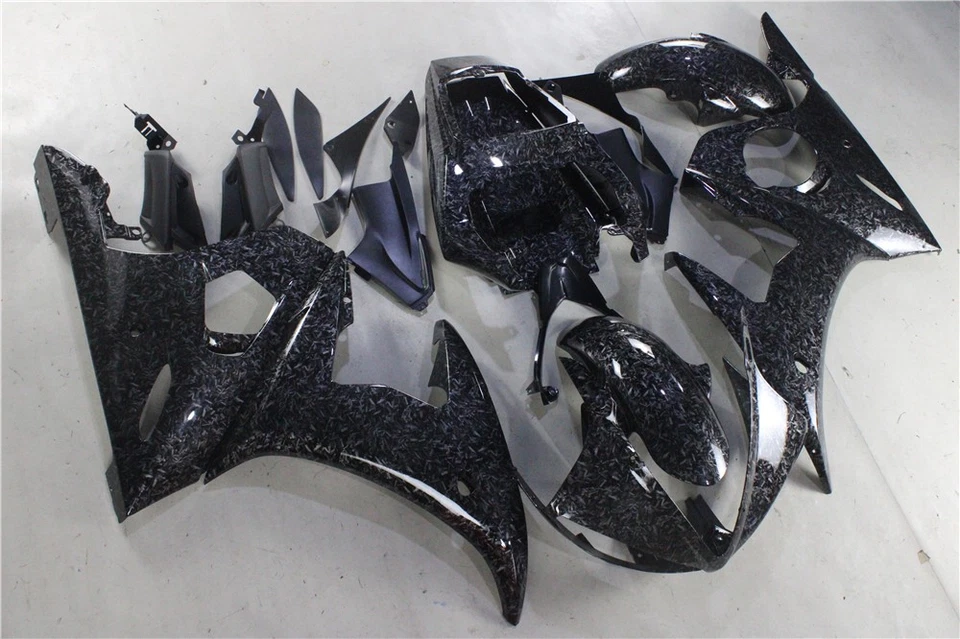 Carenado de fibra de carbono forjado en Estados Unidos carrocería para Yamaha 2003-2005 y 06-09 R6S YZF R6 Foto 2 de 4