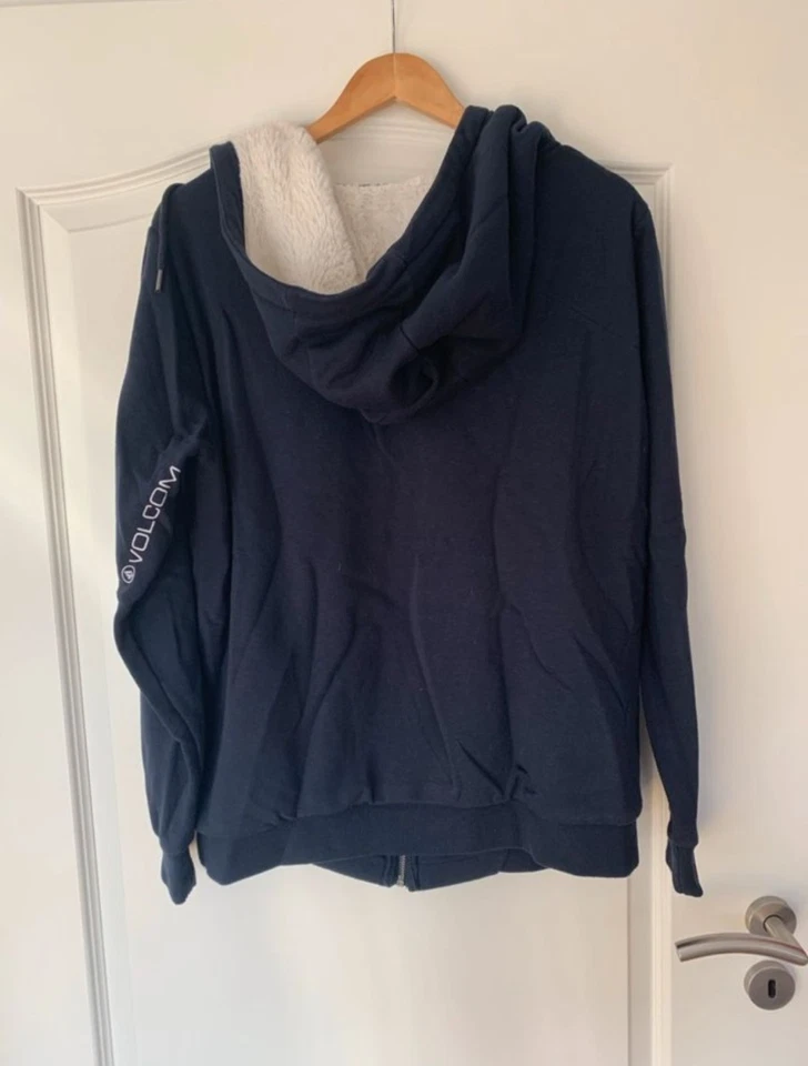 Volcom Sweatjacke Hoodie Teddy Futter gefüttert Größe L - Bild 4 von 4