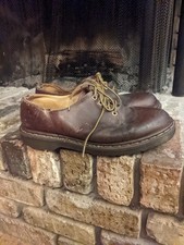 Vintage Dr Martens Men's Brown Leather Shoes sz 9 Made in England