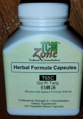 TCMzone Restore the Spleen Formula ( Gui Pi Tang / T65C ) - 100 Capsules