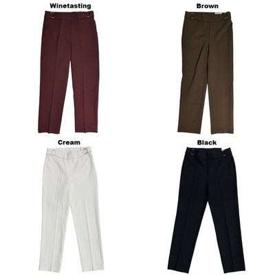 Rafaella Women's Comfort Fit Stretch Straight Leg Ponte Pant