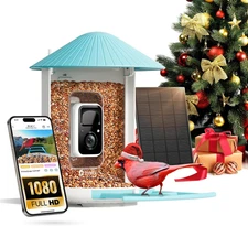 NETVUE by Birdfy Smart Bird Feeder with Camera Solar Power, Smart AI Birdwatchin