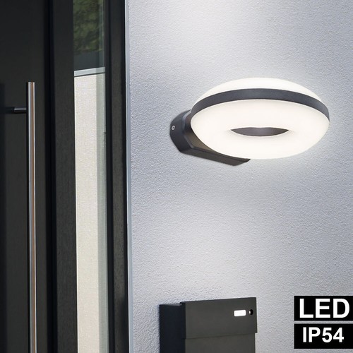 Lampade Da Parete Esterne Hofstein Up/down Antracite IP44 - Per Ingresso, Terrazza, Balcone