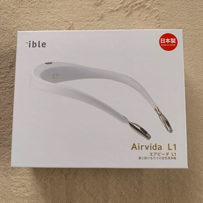 【新品、未使用】ible airvida L1 ible Airvida L1 Personal Space Cleaner Neck air purifier Soft Pink