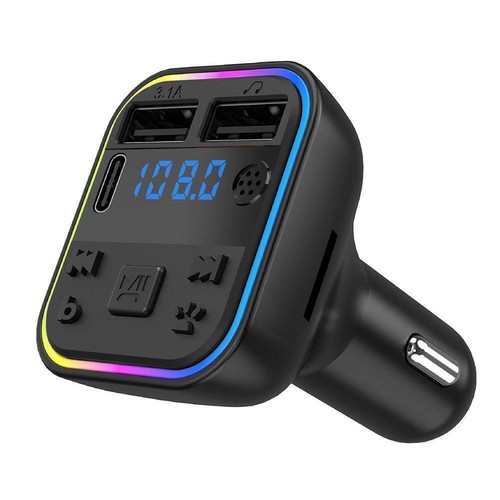 Mains Libres Bluetooth Transmetteur FM Voiture Kit Radio MP3 Chargeur Adaptateur : Hot~ US - Photo 8/9