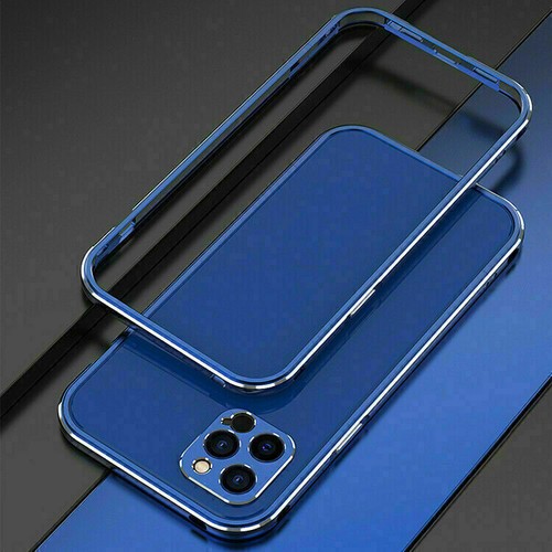 Aluminum Metal Frame Bumper Slim Hard Phone Case Cover For Phone 12 /12 Pro Max - Picture 19 of 30