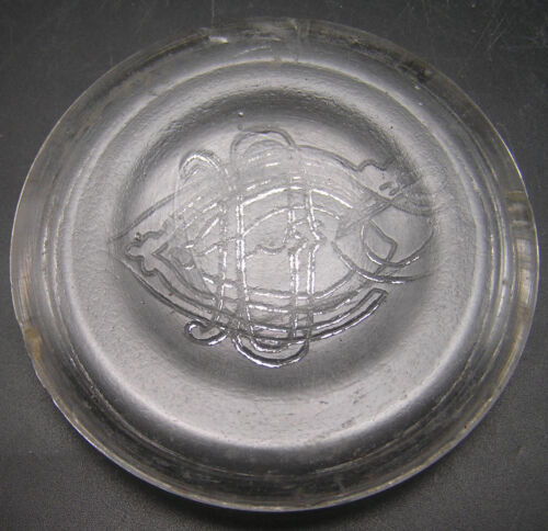 Antique Canadian Diamond Glass Co Canning Jar (Sealer) Lid w DGCo logo - Picture 1 of 4