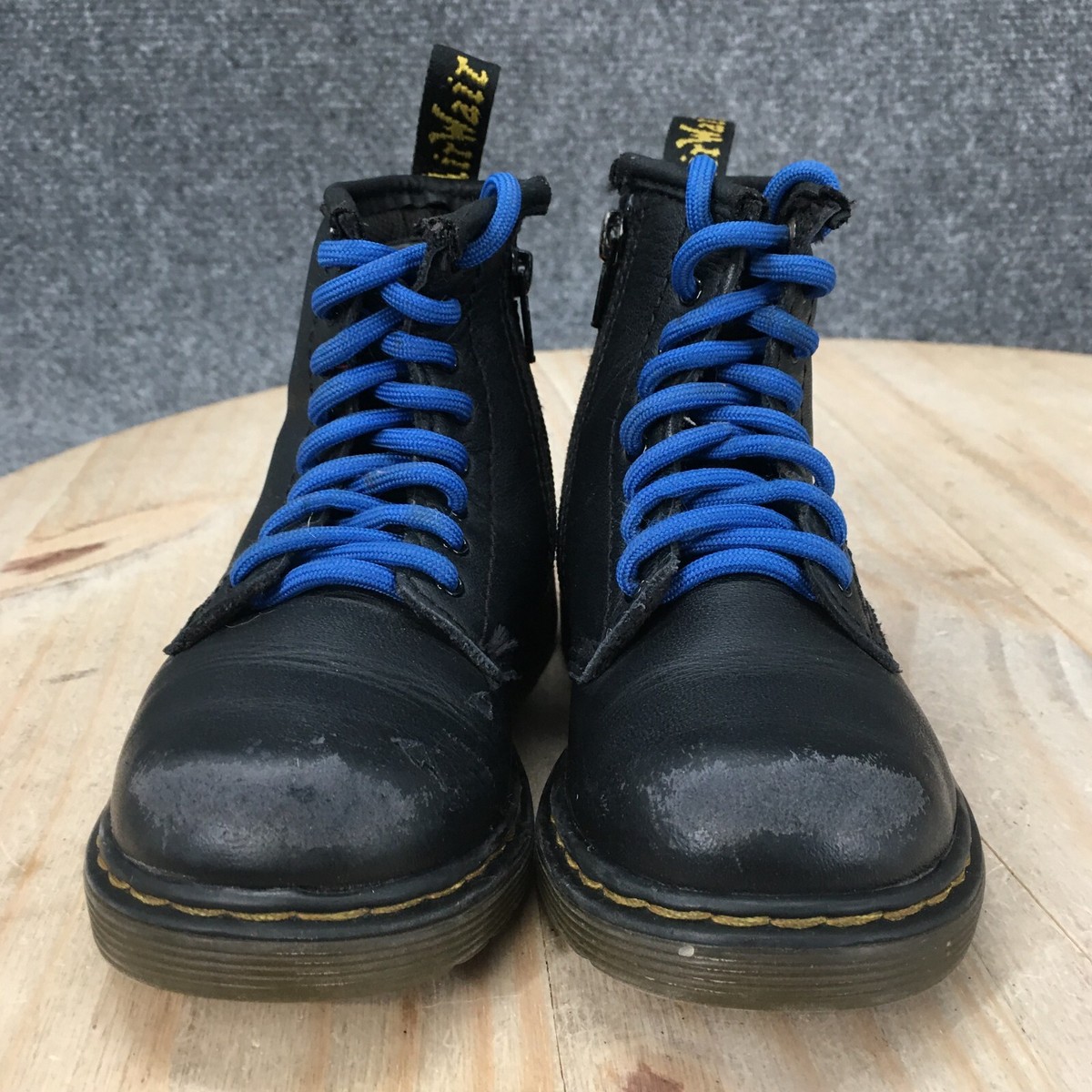Dr Doc Martens Boots Children 9 Lace Up Ankle Booties NJ004