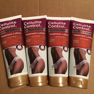 4 X Cellulite Control Maximum Strength Treatment Lotion 8 Fl Oz 