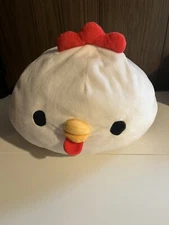 Shinada Global Kawaii Biddy Chicken Rare Plush 15" Large Stuffed Animal Round 1
