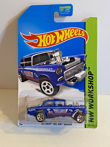5 Different Hot Wheels 1955 '55 Chevy Bel Air Gasser, Heat Fleet Sky Racing + - Picture 5 of 8
