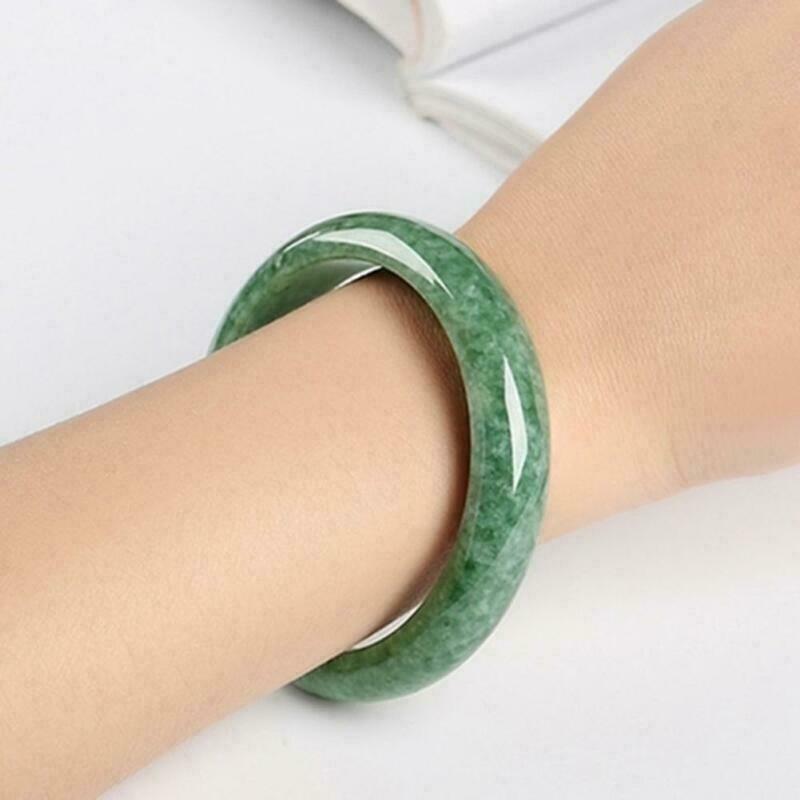 Hermoso brazalete chino genuino natural gemas de jade