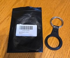 Airtag holder key ring black new
