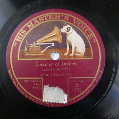 78rpm JESSE CRAWFORD dreamer of dreams / old pal