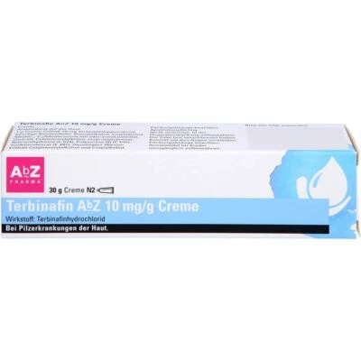 ABZ PHARMA GMBH TERBINAFIN AbZ 10 mg/g Creme 30 g PZN12552940