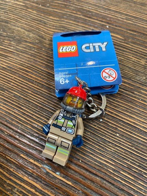 lego firefighter keychain