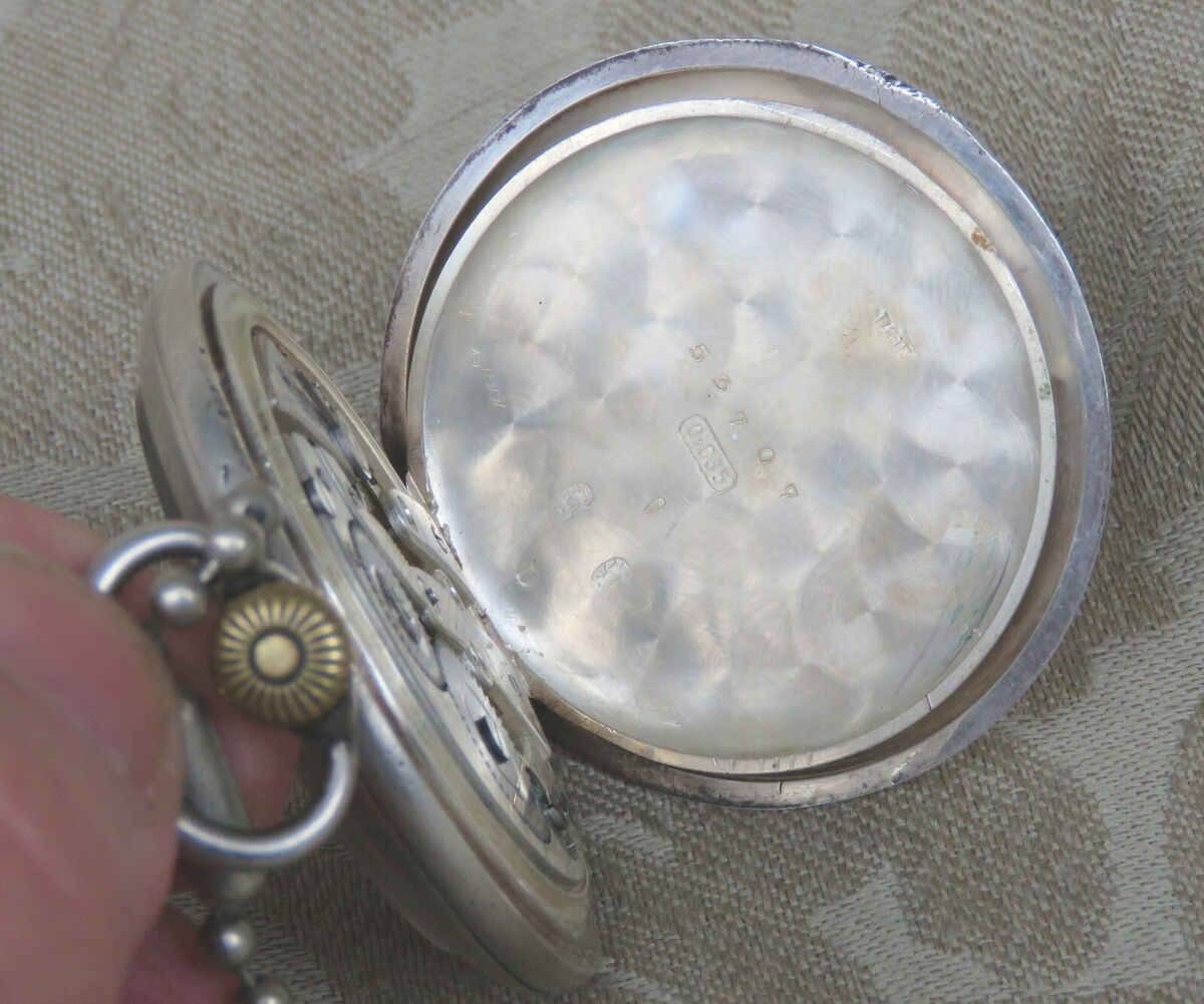 1901 HENRY BIRKS & SON STERLING SILVER RAILROAD VACHERON 1901 HENRY BIRKS & SON STERLING SILVER RAILROAD VACHERON