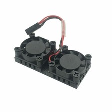 Cooler Kit Dual Cooling Fans  Aluminum Heatsink For Raspberry Pi 3B 2B Chip