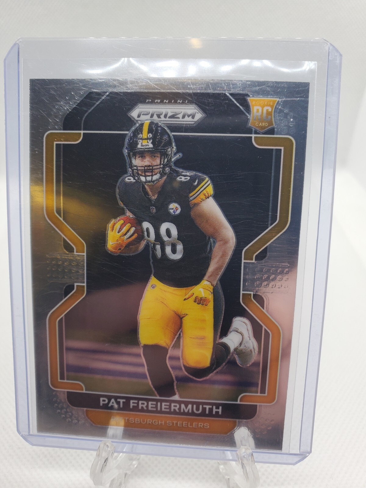2021 Panini Prizm Pat Freiermuth Base RC #362 Rookie Steelers P62 1D1