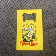 Topo Chico Metal Bottle Opener, New, 3-1/2" X 2" Collectible￼