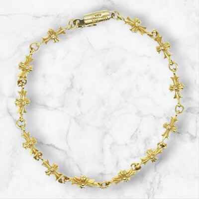 Chrome Hearts 22K Old Tiny E CH Plus 12-Link Bracelet | eBay Chrome Hearts 22K Old Tiny E CH Plus 12-Link Bracelet | eBay