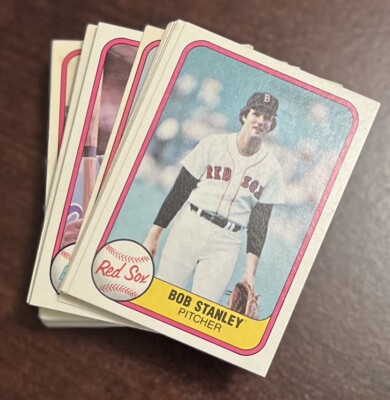1981 Fleer Baseball Pick Choose Your Card Complete Your Set (#'s 234- 477)